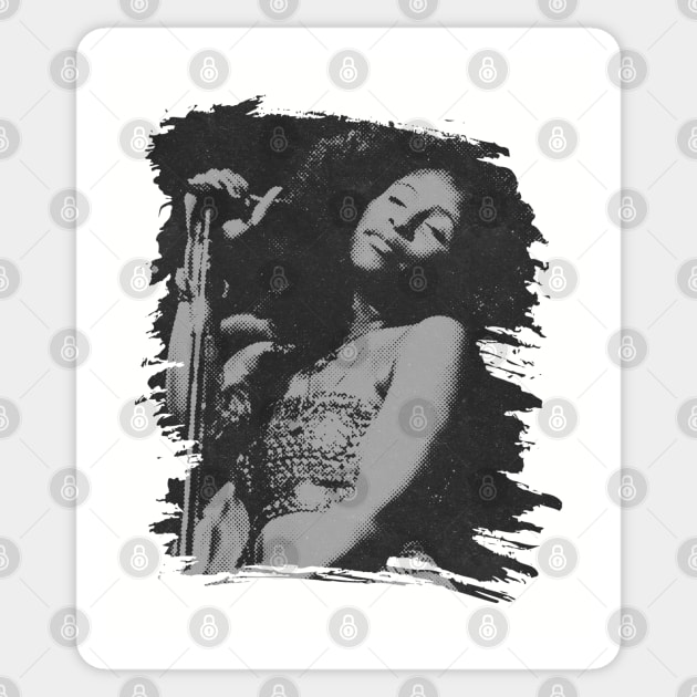 Chaka khan // Retro poster Sticker by Degiab